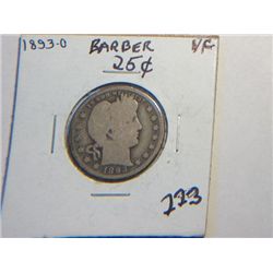 1893 BARBER QUARTER