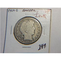 1904-O BARBER 1/2 DOLLAR