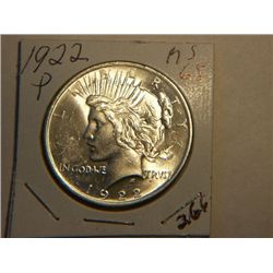 1922-P PEACE DOLLAR