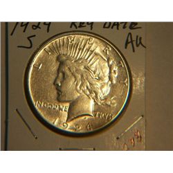 1924-S PEACE DOLLAR