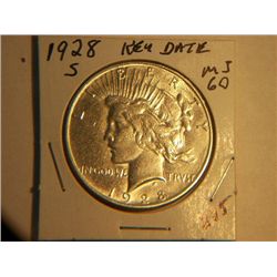 1928-S PEACE DOLLAR