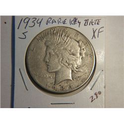 1934-S PEACE DOLLAR