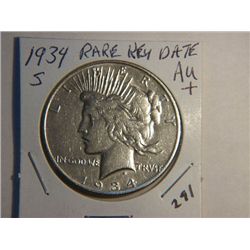 1934-S PEACE DOLLAR