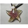 Image 1 : MURINO TYPE GLASS STARFISH WITH FLOWER INSIDE