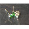 Image 1 : RUSSIAN CHROME DIOPSIDE PLATNIUM OVERLAY SILVER