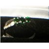 Image 1 : RUSSIAN CHROME DIOPSIDE DIAMOND 3 STONE RING