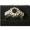 Image 1 : PLATNIUM OVERLAY RUSSIAN CHROME DIOPSIDE RING SIZE 8