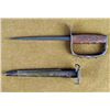 Image 1 : RARE WWI US LF&C 1917 TRENCH KNIFE W/LEATHER SCABBARD