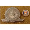 Image 1 : 1920 MASONIC PIN & 1940 ST CHRISTOPHER MEDAL