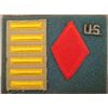 Image 1 : WWII 5TH DIVISION U.S. ARMY GROUPING -DIVISION PATCH +6