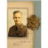 Image 3 : WWII GI LOT 2ND AF PATCH OFFICERS CAP INSIGNIA PHOTO
