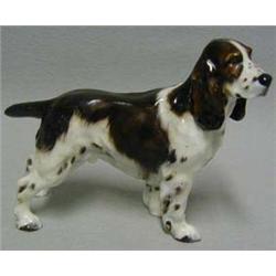 A liver and white Springer Spaniel, HN 2517,