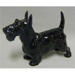 A black Scottie, HN 1015, height 12cm, 4 3/4