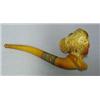 Image 1 : A 19th Century Meerschaum pipe, pierced meta