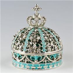 Imperial Crown Faberge Jewelry Box