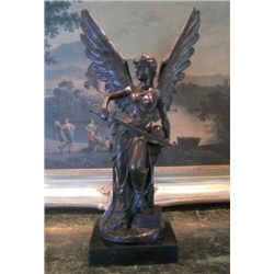 Splendid Bronze Sculpture Athena Greek Goddess