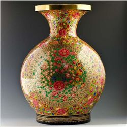 Hand Painted Indian Vase