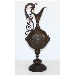 Bronze Sculpture Ornate Urn