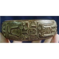 Intricately Carved Hongshan Culture Jade Bangle Bracel
