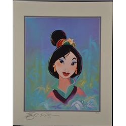 Mulan Signed Eric Robison Ltd Ed Disney Animation Cel