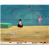 Image 1 : Orig SpongeBob Animation Cel & Background Patrick Mess