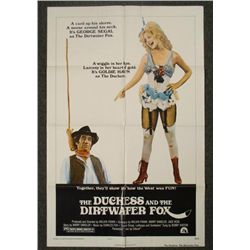 Duchess and the Dirtwater Fox Orig 1S Movie Poster 1976