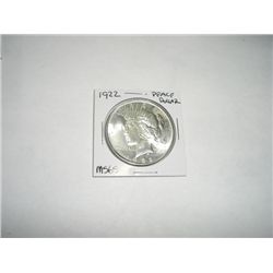 1922 Peace Silver Dollar *RARE MS-65 HIGH GRADE*!!