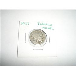 1927 Buffalo Nickel *PLEASE LOOK AT PICTURE TO DETERMINE GRADE - COIN OUT OF SAFE DEPOSIT BOX & NOT 