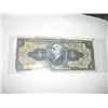 Image 1 : 1943 5 CINCO CRUZEIROS Brazil Bank Note Serial # 046142 - Note has Many Signatures on it *Please Loo