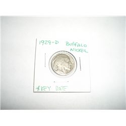 1929-D Buffalo Nickel KEY DATE *PLEASE LOOK AT PICTURE TO DETERMINE GRADE - COIN OUT OF SAFE DEPOSIT