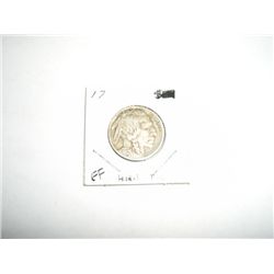 1917 Buffalo Nickel *RARE EXTRA FINE GRADE HORN & TAIL - COIN OUT OF SAFE DEPOSIT BOX*!!