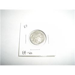 1927 Buffalo Nickel *RARE EXTRA FINE-40 GRADE - COIN OUT OF SAFE DEPOSIT*!!