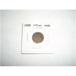 1888 Indian Head Penny *PLEASE LOOK AT PICTURE TO DETERMINE GRADE - COIN OUT OF SAFE DEPOSIT BOX & N