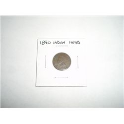 1890 Indian Head Penny *PLEASE LOOK AT PICTURE TO DETERMINE GRADE - COIN OUT OF SAFE DEPOSIT BOX & N