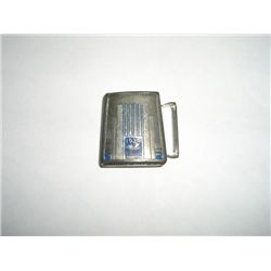 1934 World Fair Belt Buckle RARE Stamped *1934 A CENTURY OF PROGRESS CHICAGO FRENCH SILVER PLATE PAT