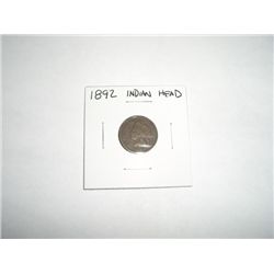 1892 Indian Head Penny *PLEASE LOOK AT PICTURE TO DETERMINE GRADE - COIN OUT OF SAFE DEPOSIT BOX & N