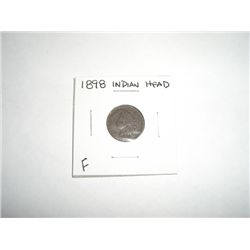 1898 Indian Head Penny *FINE GRADE - COIN OUT OF SAFE DEPOSIT BOX*!!