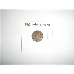 1898 Indian Head Penny *PLEASE LOOK AT PICTURE TO DETERMINE GRADE - COIN OUT OF SAFE DEPOSIT BOX & N