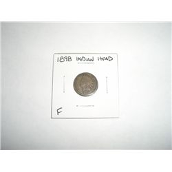 1898 Indian Head Penny *FINE GRADE - COIN OUT OF SAFE DEPOSIT BOX*!!