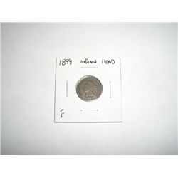 1899 Indian Head Penny *FINE GRADE - COIN OUT OF SAFE DEPOSIT BOX*!!