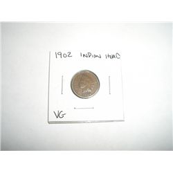 1902 Indian Head Penny *VERY GOOD GRADE - COIN OUT OF SAFE DEPOSIT BOX*!!