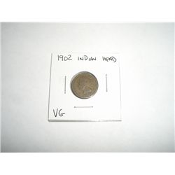 1902 Indian Head Penny *VERY GOOD GRADE - COIN OUT OF SAFE DEPOSIT BOX*!!