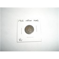1902 Indian Head Penny *VERY GOOD GRADE - COIN OUT OF SAFE DEPOSIT BOX*!!
