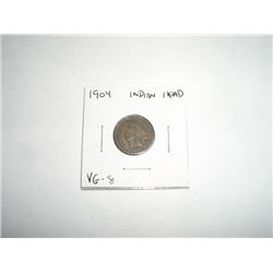1904 Indian Head Penny *VERY GOOD-8 GRADE - COIN OUT OF SAFE DEPOSIT BOX*!!