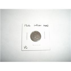 1906 Indian Head Penny *VERY GOOD GRADE - COIN OUT OF SAFE DEPOSIT BOX*!!