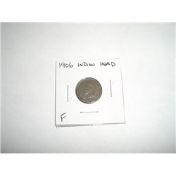 1906 Indian Head Penny *FINE GRADE - COIN OUT OF SAFE DEPOSIT BOX*!!