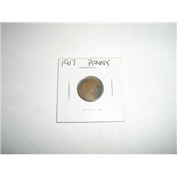 1917 Lincoln Penny *PLEASE LOOK AT PICTURE TO DETERMINE GRADE - COIN OUT OF SAFE DEPOSIT BOX & NOT G