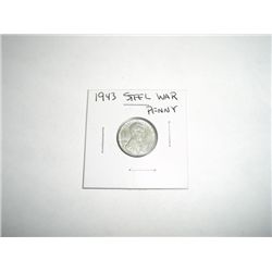 1943 WAR Steel Lincoln Penny *PLEASE LOOK AT PICTURE TO DETERMINE GRADE - COIN OUT OF SAFE DEPOSIT B
