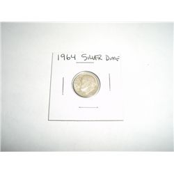 1964 SILVER Dime  - COIN OUT OF SAFE DEPOSIT BOX*!!