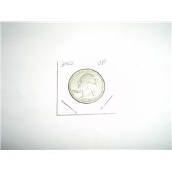 1934-D SILVER Quarter *VERY FINE GRADE*  - COIN OUT OF SAFE DEPOSIT BOX*!!